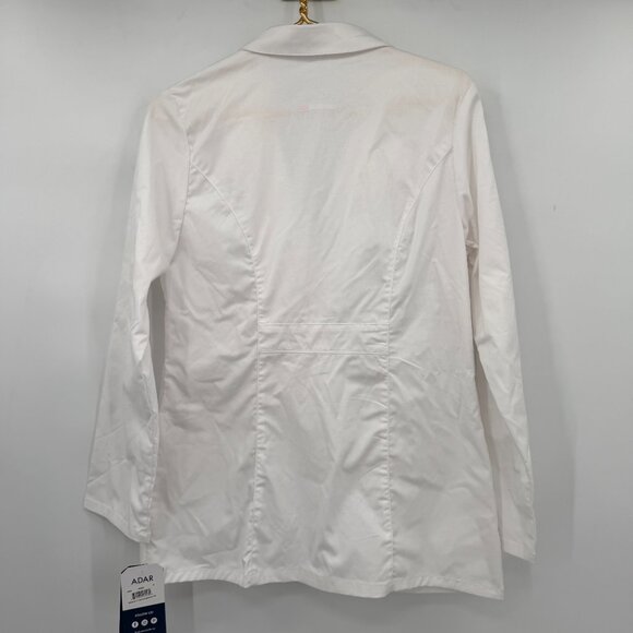 Adar Universal Stretch Women’s White Lab Coat – Size Small - Picture 4 of 7